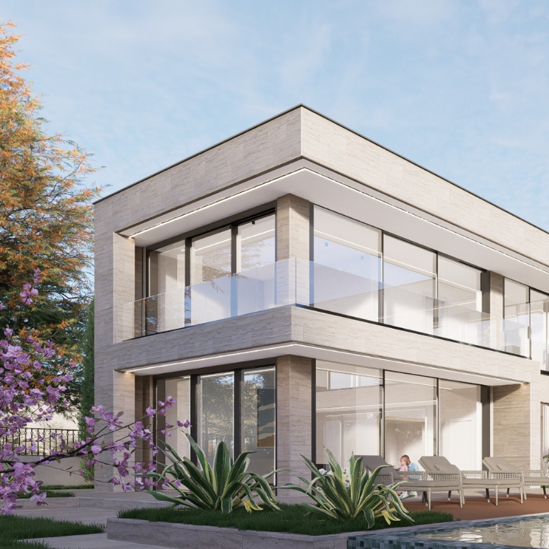 Modern building exterior