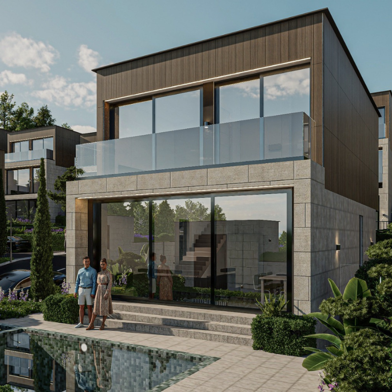 Detailed view of architectural plans